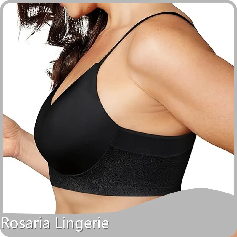 Rosaria Lingerie Womens Bras Three Hook-and-eye Womens Brasfactory 1