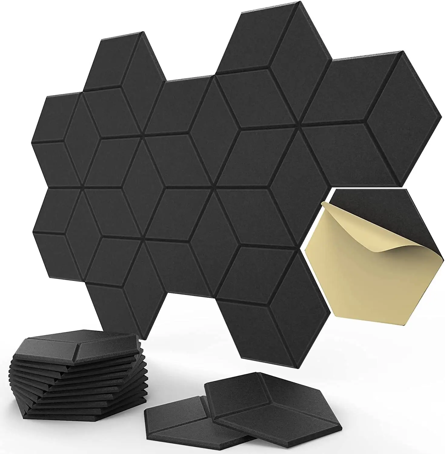 For Office Polyester Fiber Sound Absorption by Kunnuo Acoustic Panel 7