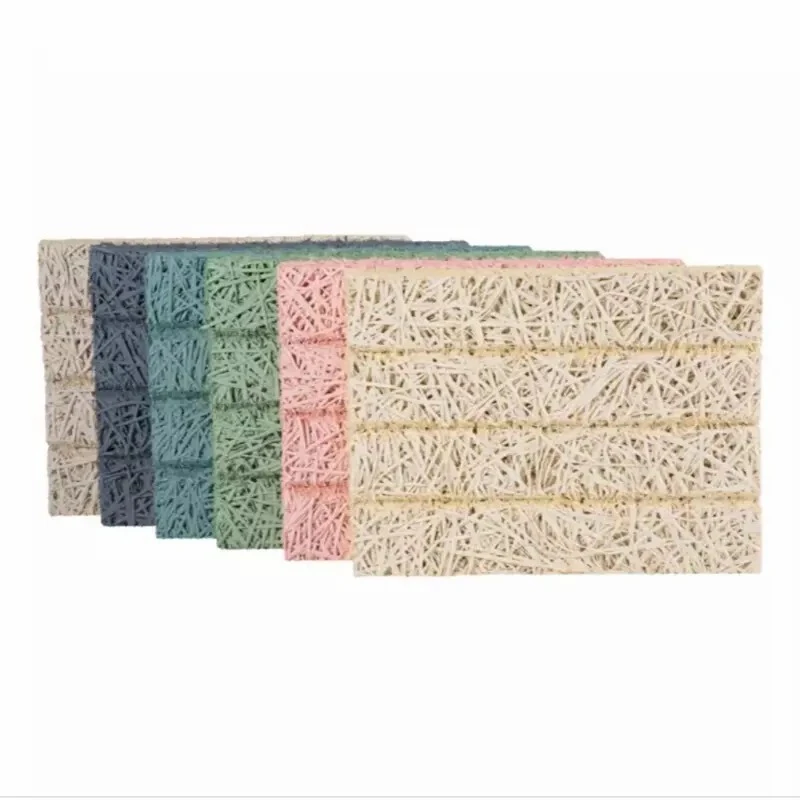 لوحة صوتية من الصوف الخشبي ذات التصميم الحديث لتزيين أسقف الجدران الداخلية العازلة للصوت 1