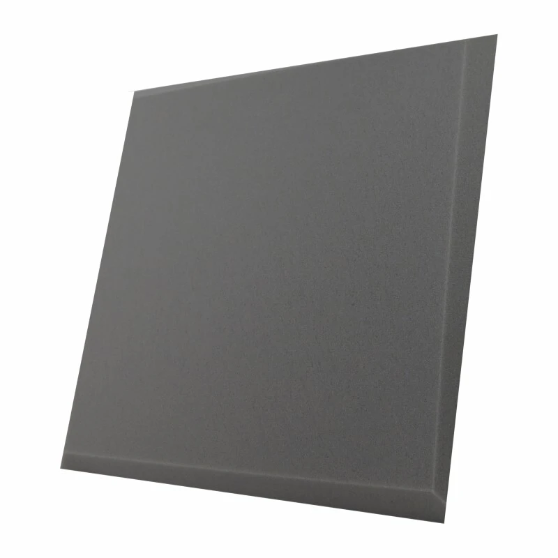 Studio de panneaux acoustiques en mousse insonorisée de conception moderne pour l'isolation de bureau à domicile absorbant les carreaux sonores en gris 1