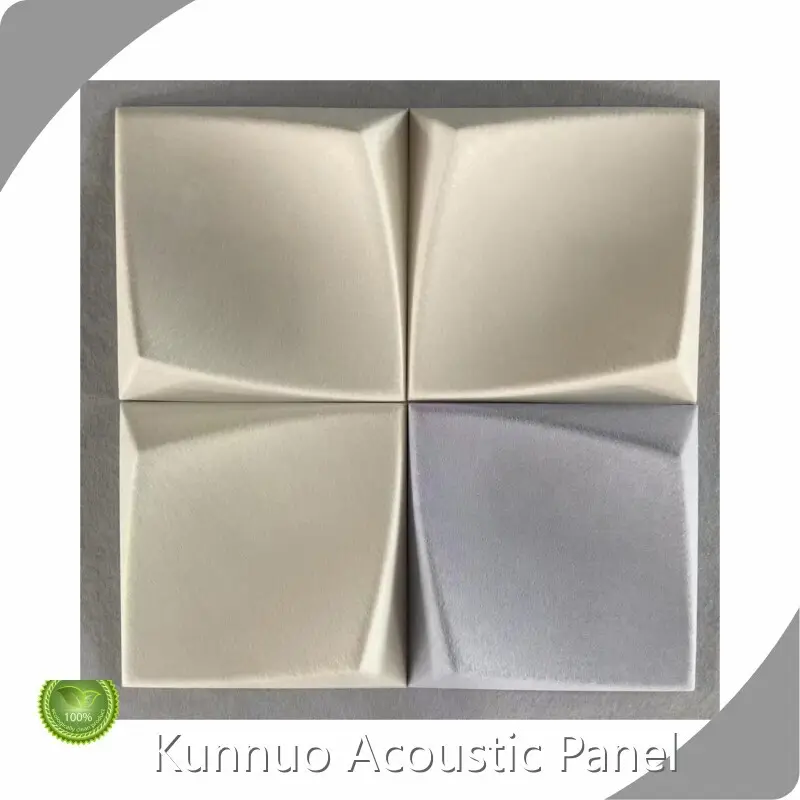 For Bedroom Polyester Fiber Acoustic by Kunnuo Acoustic Panel 1