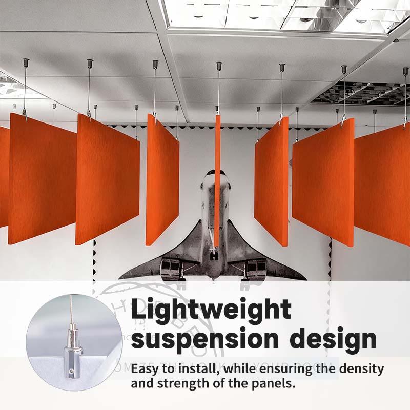 PET Felt Suspended Acoustic Baffles for Large Space Reverberation ...