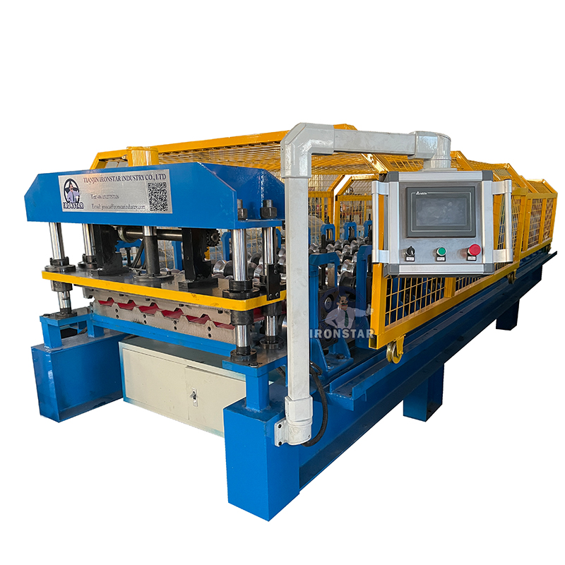 IRONSTAR PBU roof panel roll forming machine in US 1
