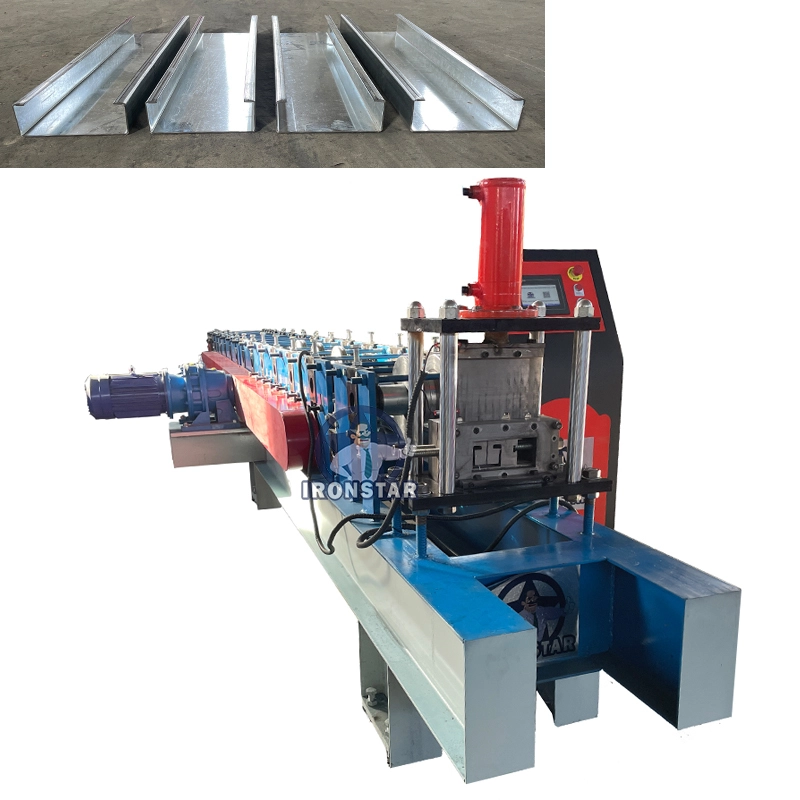 IRONSTAR 4 inch 6 inch 8 inch 3 sizes in one C purlin roll forming machine price in Mexico 1