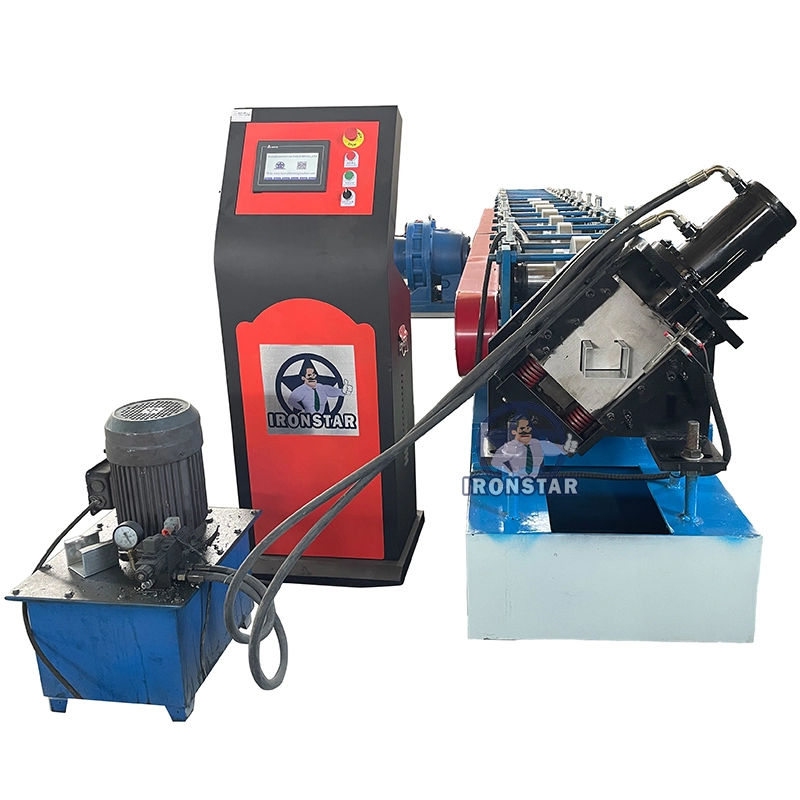 IRONSTAR automatic C purlin roll forming machine price in Sudan 1