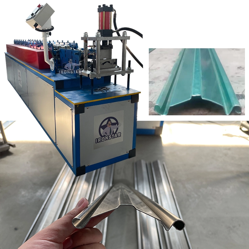 IRONSTAR slat shutter door roll forming machine in Mexico 1