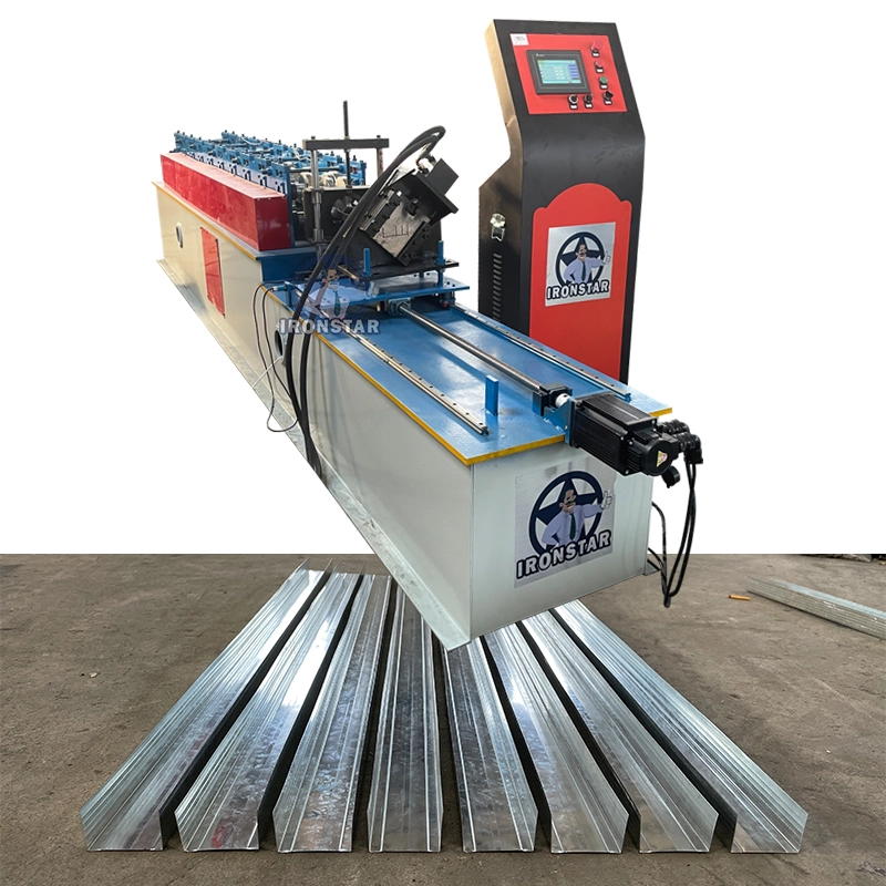 IRONSTAR high speed 48MM U track roll forming machine  in Senegal 1