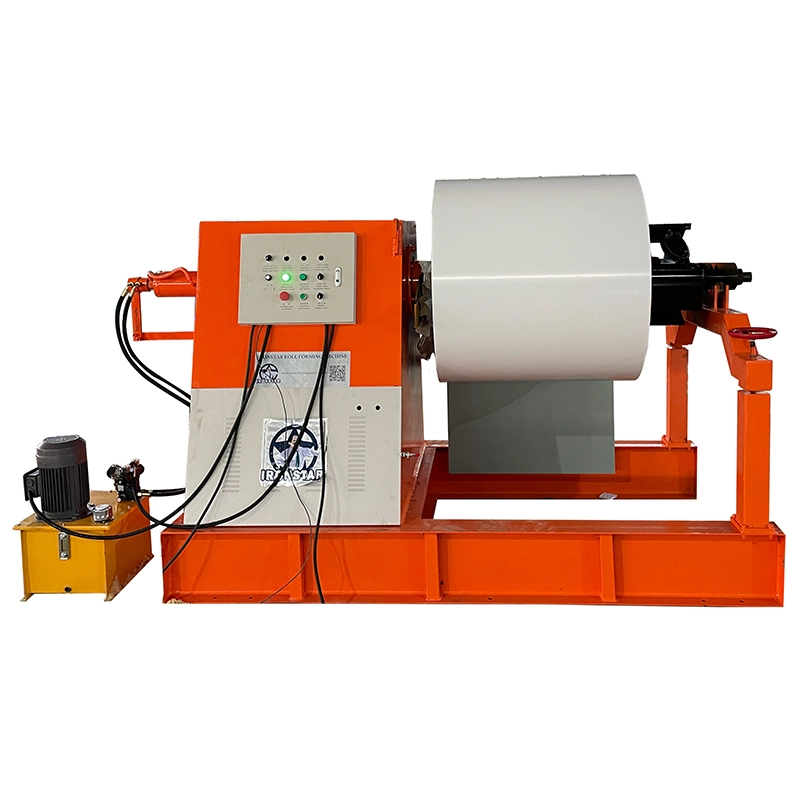 IRONSTAR 5 ton hydraulic decoiler machine 1