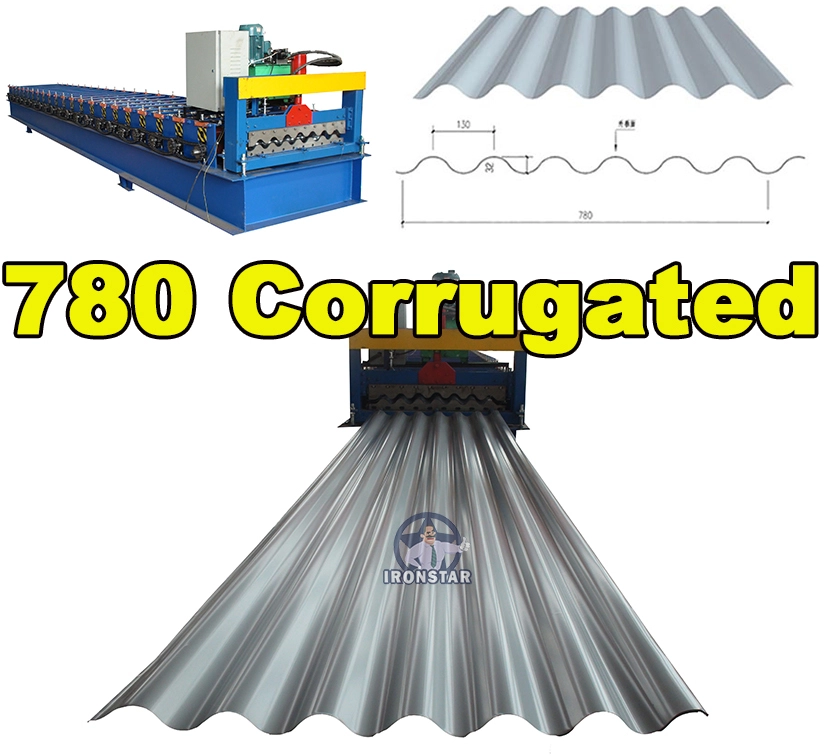 IRONSTAR 780 corrugated sheet making machine 1