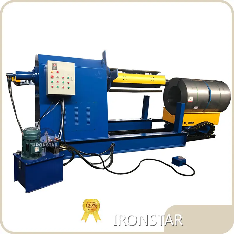 IRONSTAR Automatic Decoiler Machine D/P Automatic Decoiler Machinemanufacturer 1