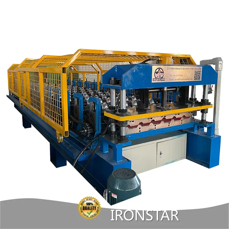 IRONSTAR Roof Sheet Making Machine Tianjin Port Roof Sheet Making Machinesupplier 1
