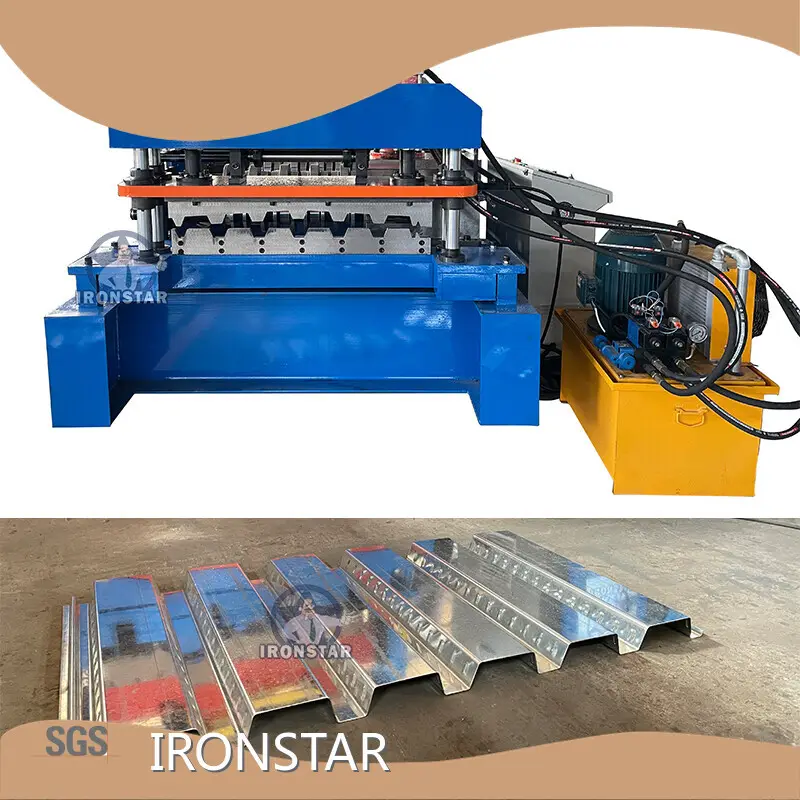 IRONSTAR Metal Deck Roll Forming Machine D/a Metal Deck Roll Forming Machinecompany 1