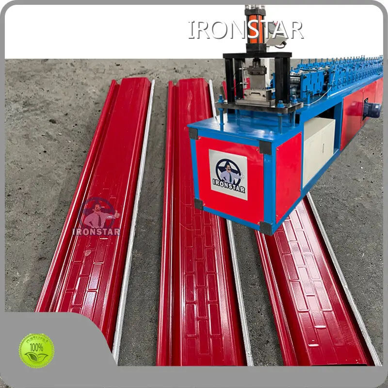 Ironstar Rouleau d'obturateur Rouleau de porte de porte Machine de formage Tianjin Port Rouleau Rouleau de porte de porte MachineFactory 1
