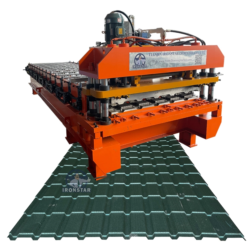 IRONSTAR C21 step tile making machinery in Russia 1