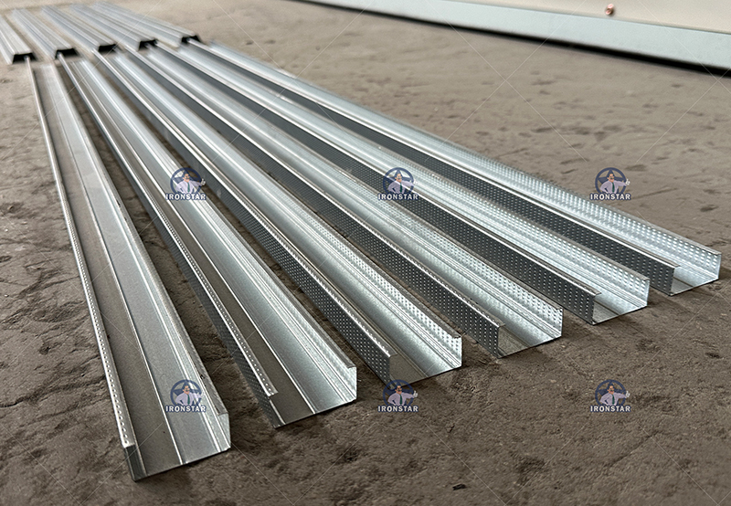 IRONSTAR C stud tracking roll forming machine in colombia 10