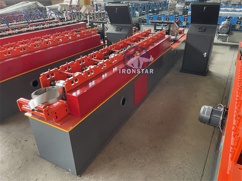 IRONSTAR C stud tracking roll forming machine in colombia 8