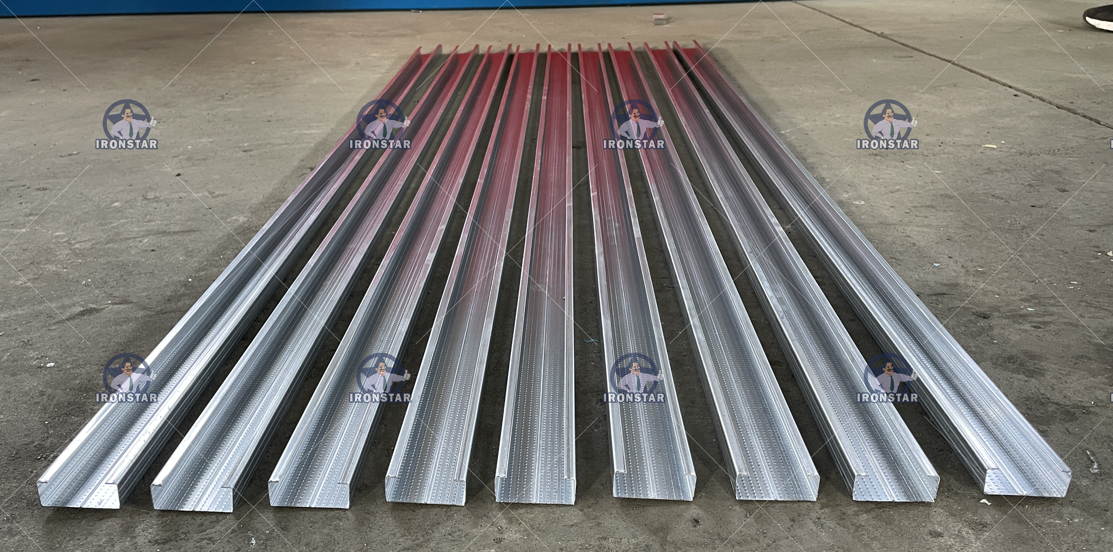 High quality C channel roll forming machine for Algeria 7
