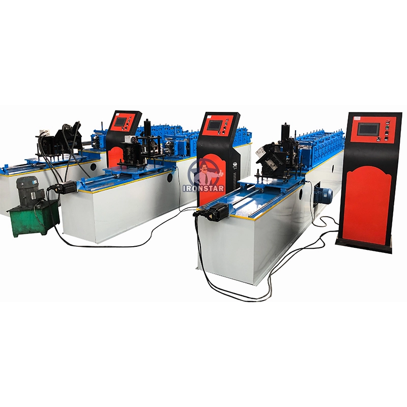 Machine de profilage à rouleaux IRONSTAR à grande vitesse pour cloisons sèches, profilés en U et rails en acier léger, destinée à l'Égypte. 1