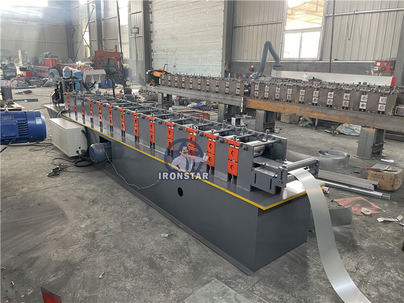 IRONSTAR C channel with H hole roll forming machine for UAE 12
