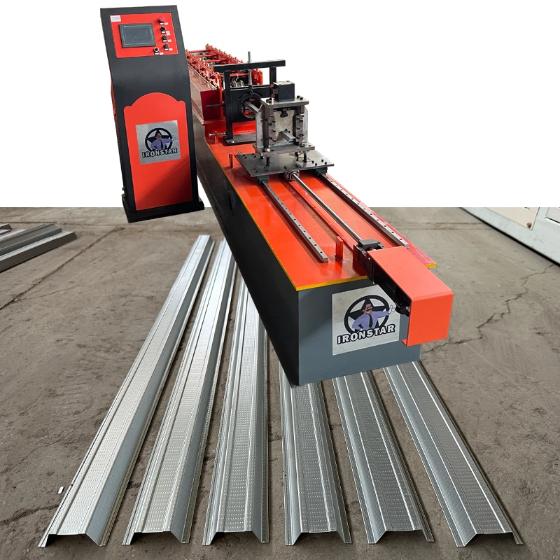 IRONSTAR Omega profile roll forming machine in Colombia 1