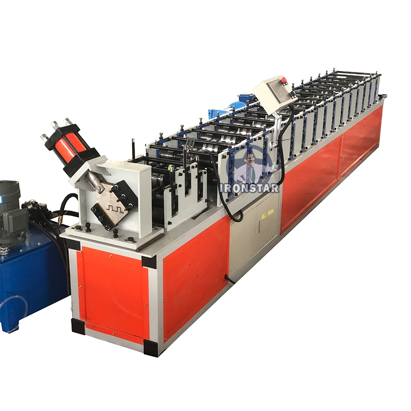 M shape channel roll forming machine in Korea1 1