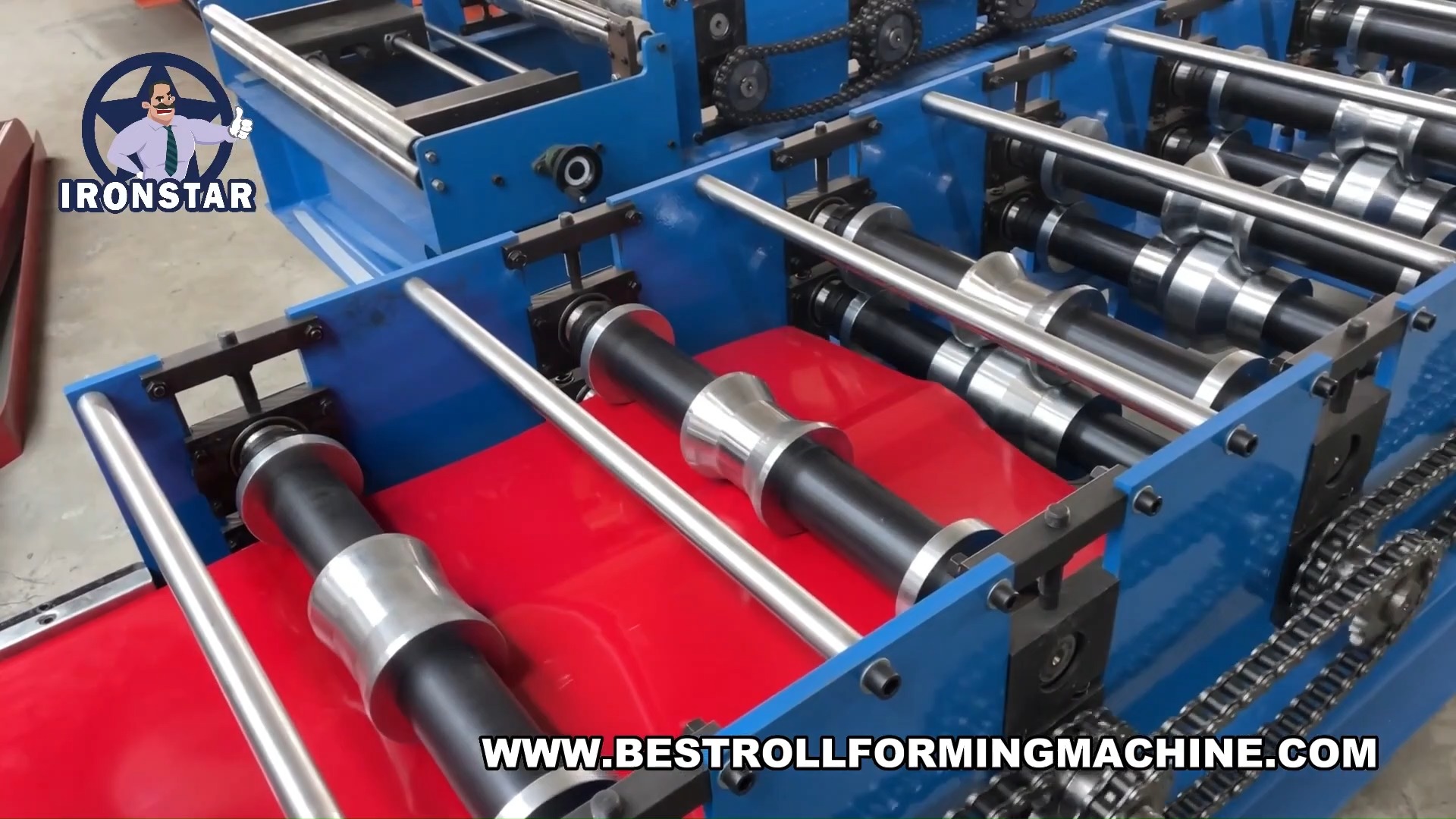 Ridge cap roll forming machine | Cap ridge roll forming machine | Tile ridge roll forming machine 1