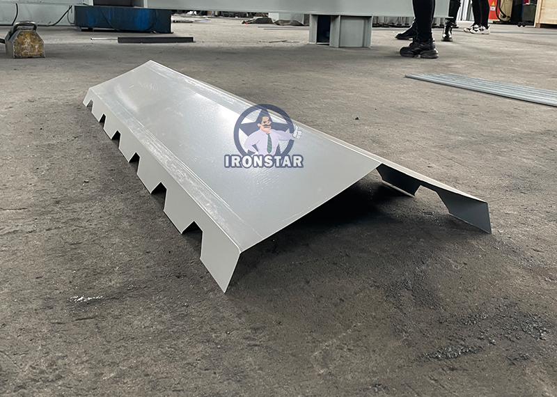 Cap ridge roll forming machine | Ridge cap roll forming machine 12