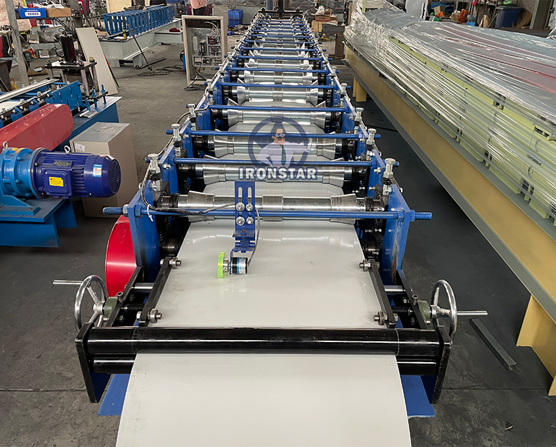 Cap ridge roll forming machine | Ridge cap roll forming machine 9