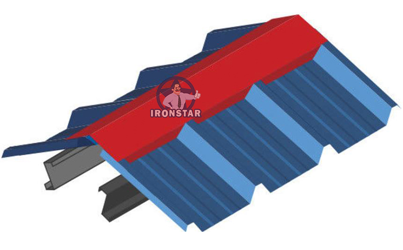 Cap ridge roll forming machine | Ridge cap roll forming machine 10