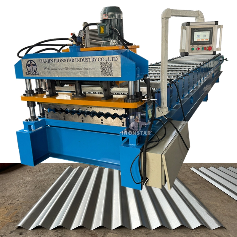 736 800 836 thin thickness 0.12 0.14-0.4mm corrugated roof sheet roll forming machine in Indonesia 1