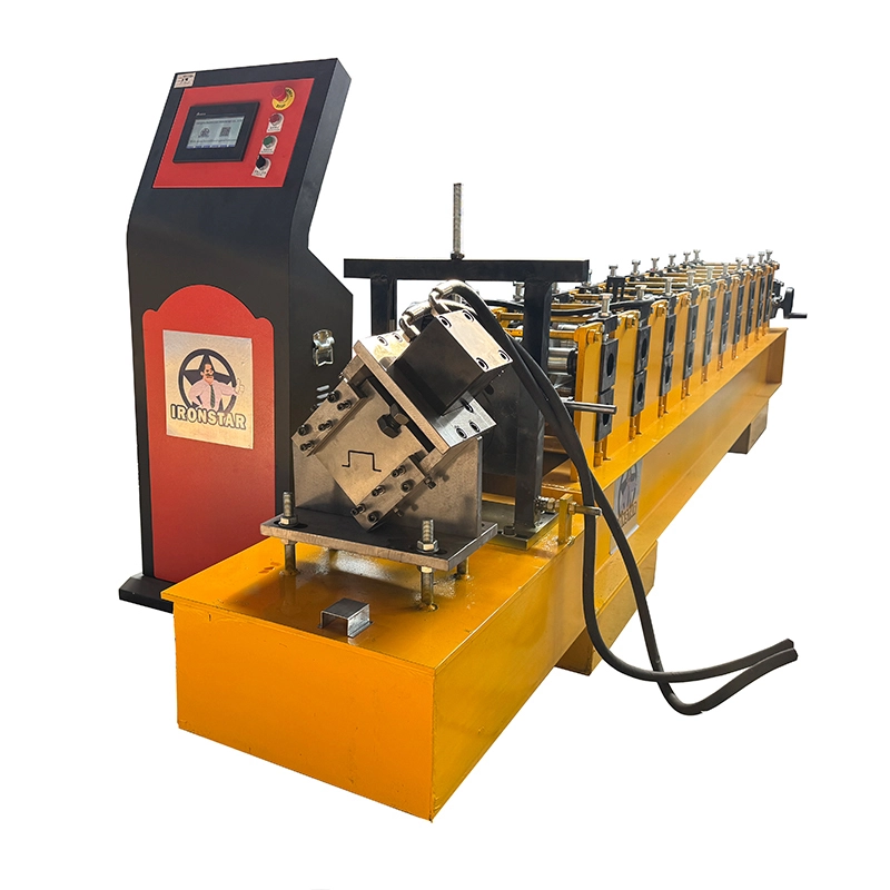 Omega profile roll forming machine in Bulgaria1 1