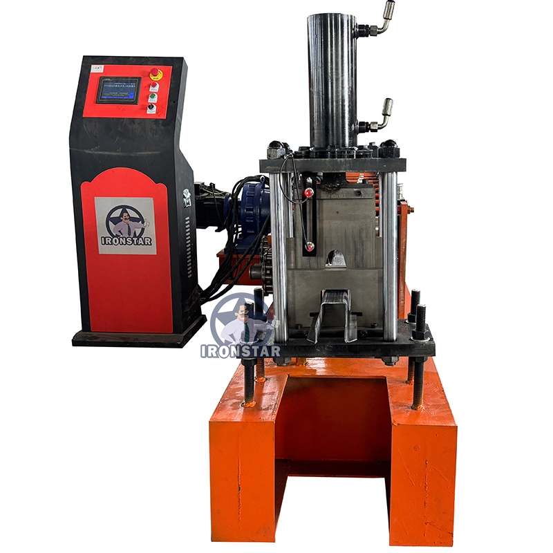 104 Omega bracket roll forming machine in Russia 1