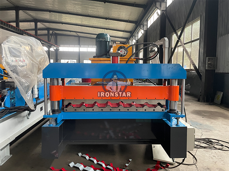 Maquina Roladora de la Lamina Acanalada de Acero R 101 для Мексики-1793340772879570 2