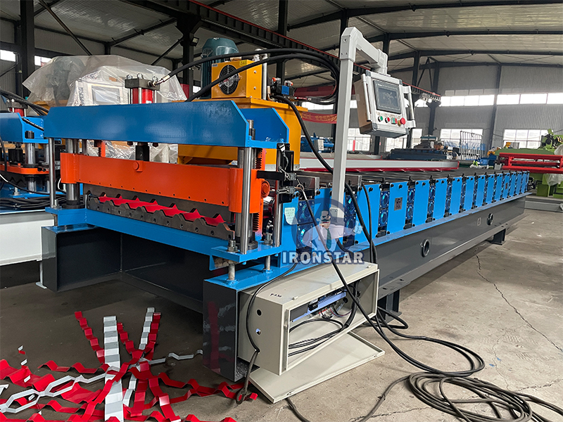 Maquina Roladora de la Lamina Acanalada de Acero R 101 для Мексики-1793340772879570 3