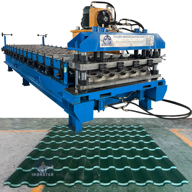 Reliable Glazed Tile Machine for Roofing Production