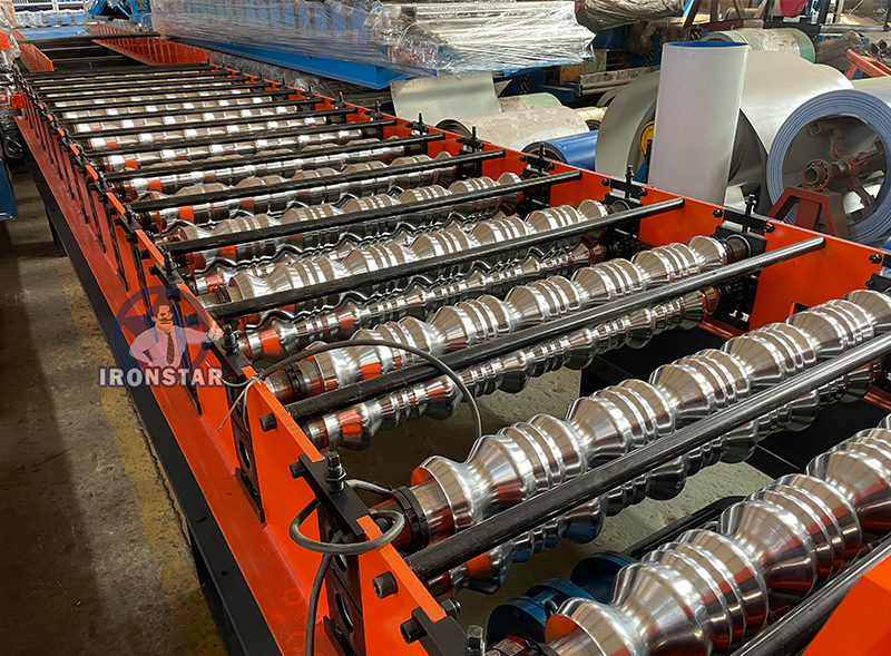 Máquina perfiladora de 1000 baldosas esmaltadas para Zambia 4
