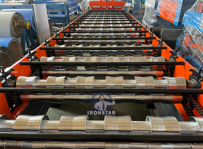 Máquina perfiladora de 1000 baldosas esmaltadas para Zambia 6