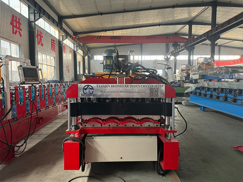Máquina perfiladora de baldosas vidriadas 828 para Bolivia 2