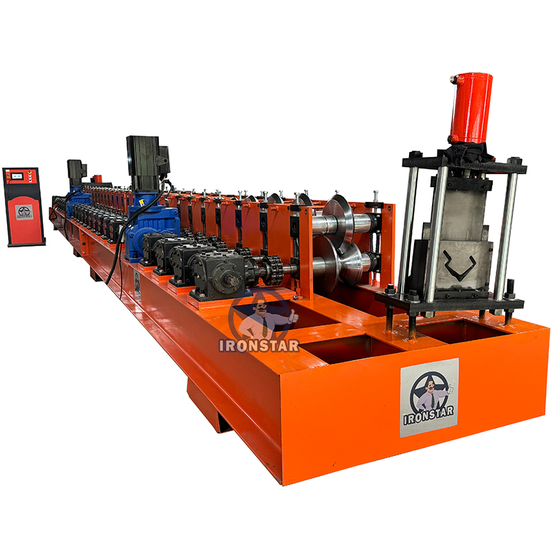 Storage Rack Upright Post Roll Forming Machine in Russia 2