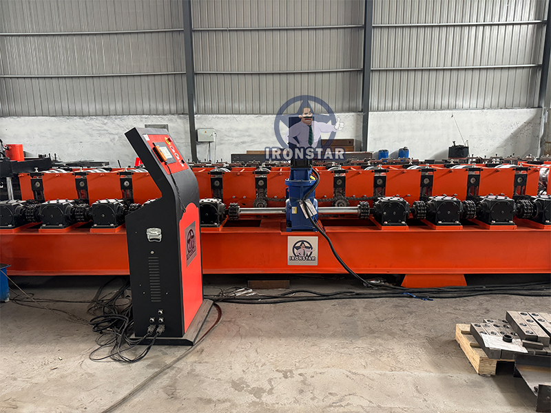 Storage Rack Upright Post Roll Forming Machine in Russia 7