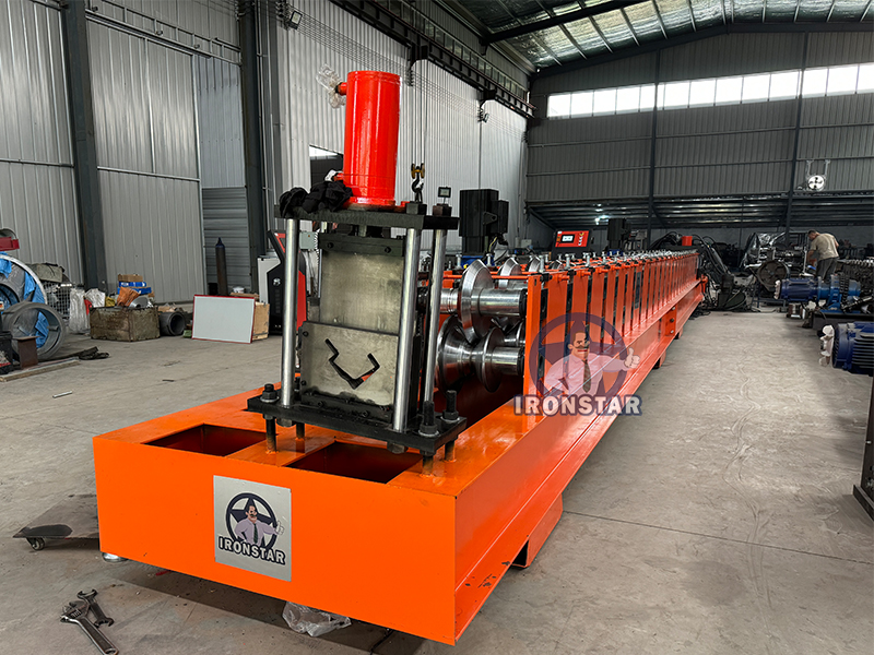 Storage Rack Upright Post Roll Forming Machine in Russia 4