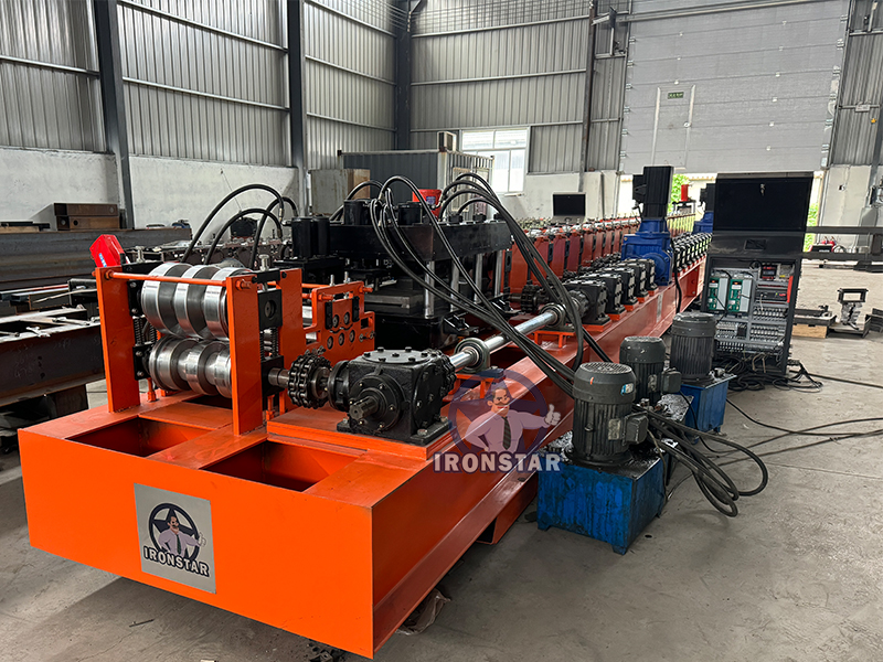 Storage Rack Upright Post Roll Forming Machine in Russia 5