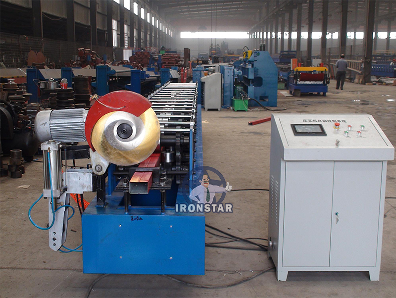 Automatic rain water Steel downpipe roll forming machine 2