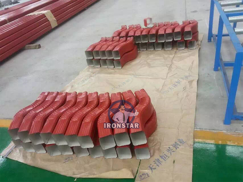 Automatic rain water Steel downpipe roll forming machine 7