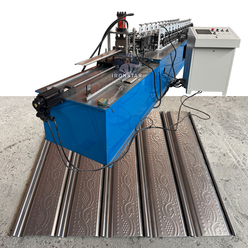 Beautiful Rolling shutter door roll forming machine 1