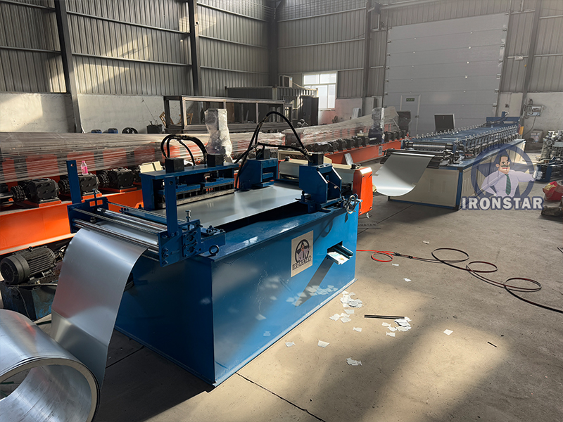 Standing seam snap lock roll forming machine in Slovakia 6