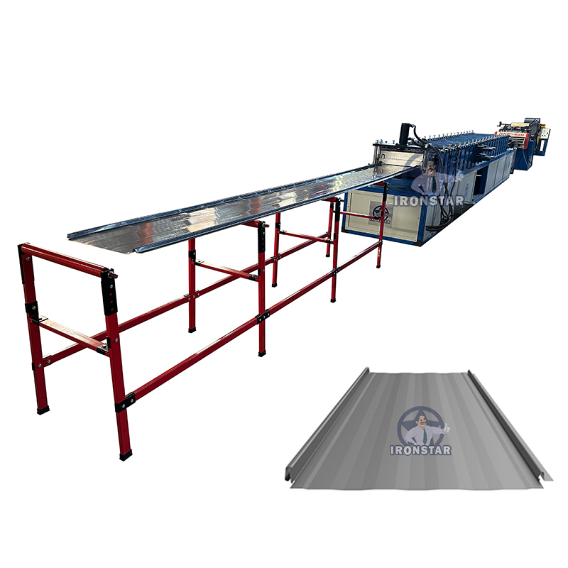 Wall standing seam snap lock roll forming machine in CANADA 1