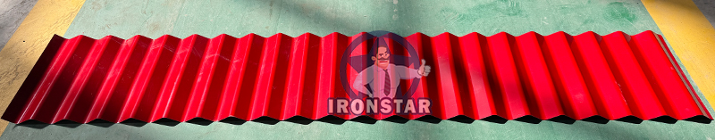 762 836mm corrugated roll forming machine in Bolivia 13