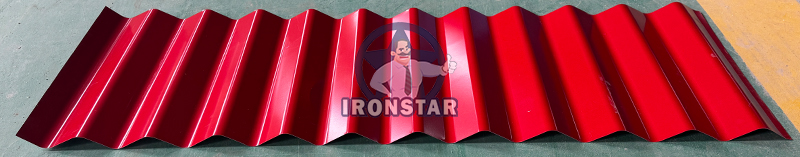 762 836mm corrugated roll forming machine in Bolivia 12