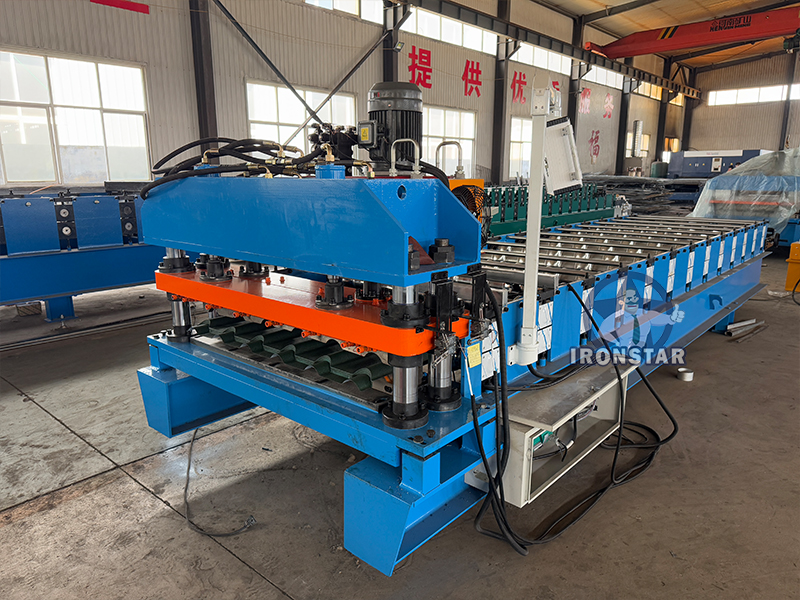 Bamboo roof tile roll forming machine 4